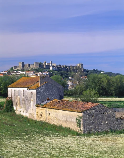 Old Farmhouse And Walled Portuguese City