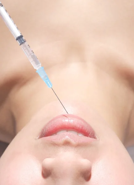 Woman Gets Collagen Injections
