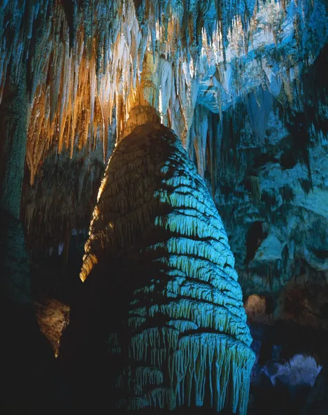 The Massive Stalagmite Called Temple Of The Sun, Carlsbad Caverns National Park