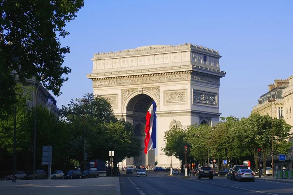 Arch De Triumph On The Champs Elysees