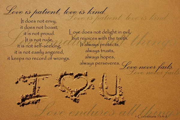 The Love Chapter From 1 Corinthians 13:4-8
