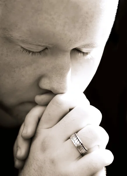 A Man Praying