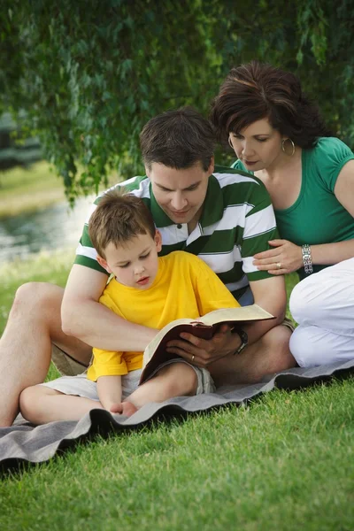 Family Reading Together