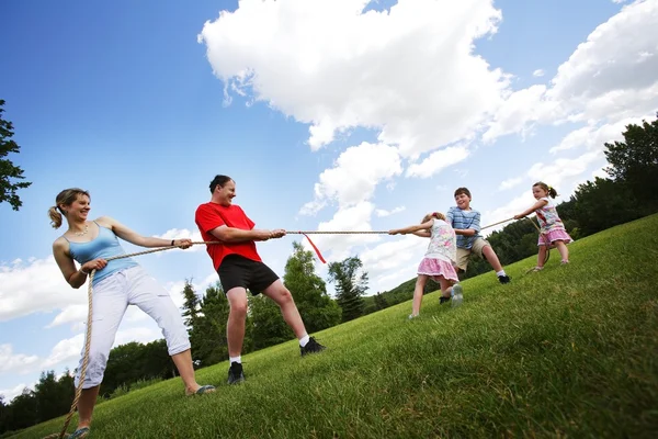 Tug Of War Between Parents And Kids