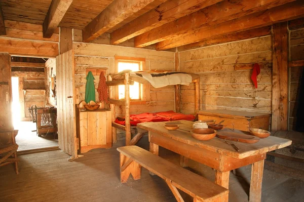 Interior Of A Historical Home In Fort Edmonton, Alberta