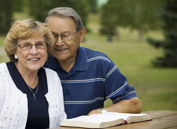 Senior Couple With Their Bible