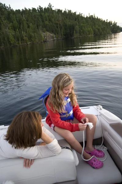 Family boating, Canada