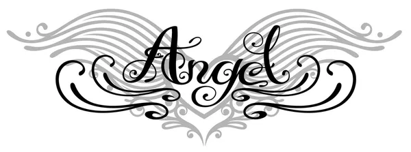 Angel, wings, tribal