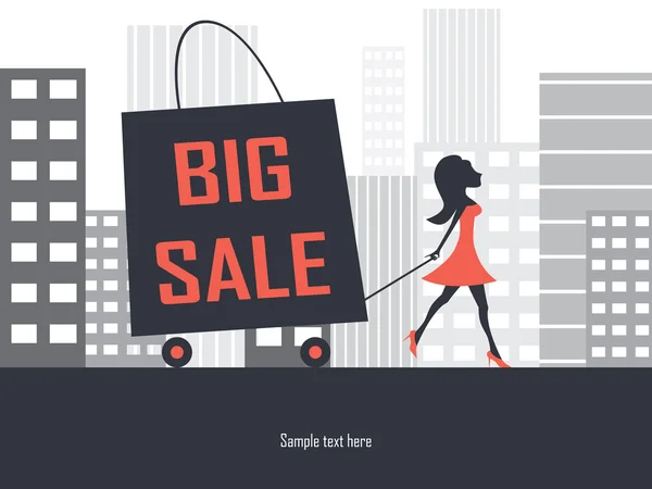 Big sale promotion illustration