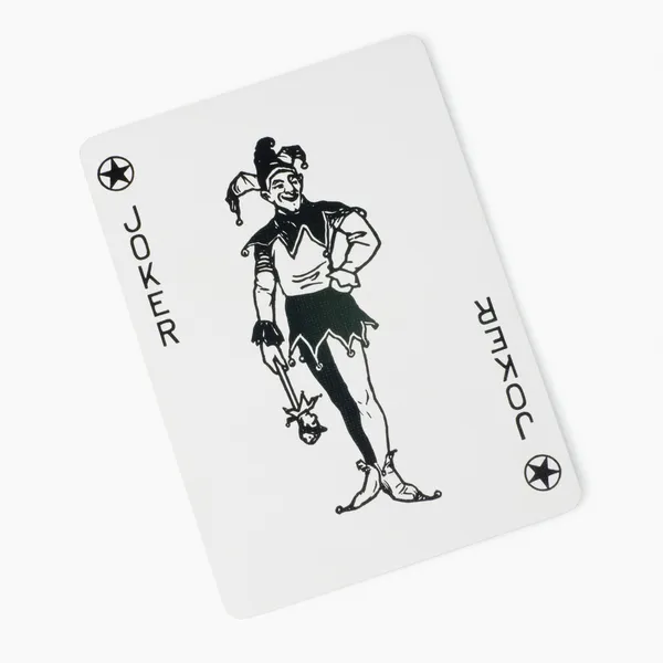 Joker on a playing card