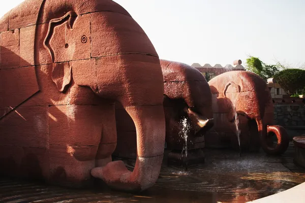 Elephant statues in Garden of Five Senses