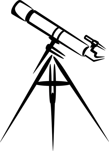 Simple illustration with a telescope
