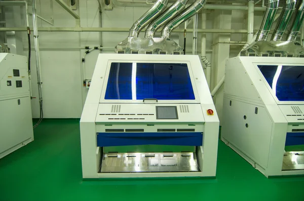 Factory equipment. color screening machinery
