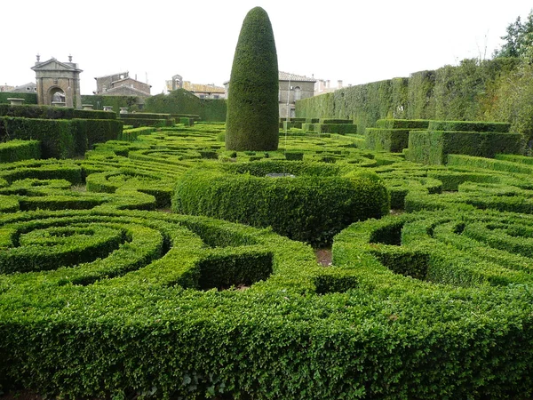 Italian garden in the park of Villa Lante, Bagnaia, Viterbo, Italy