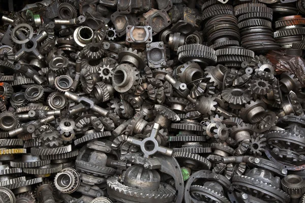 Old machine parts