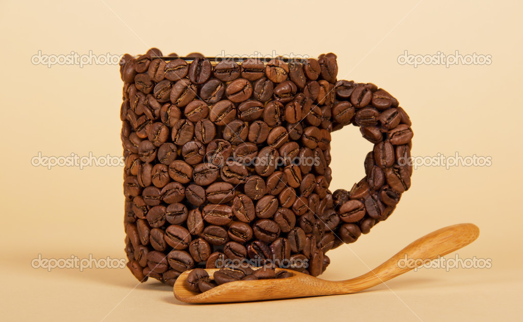 Кружка из зерен кофе Кружка из зерен кофе