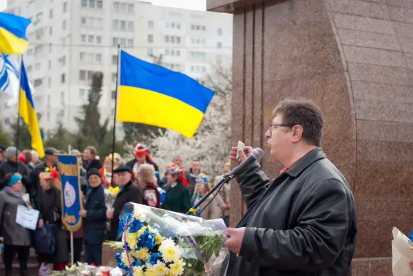 Ukraine, Sevastopol, March 9. The rally in the city of Sevastopo