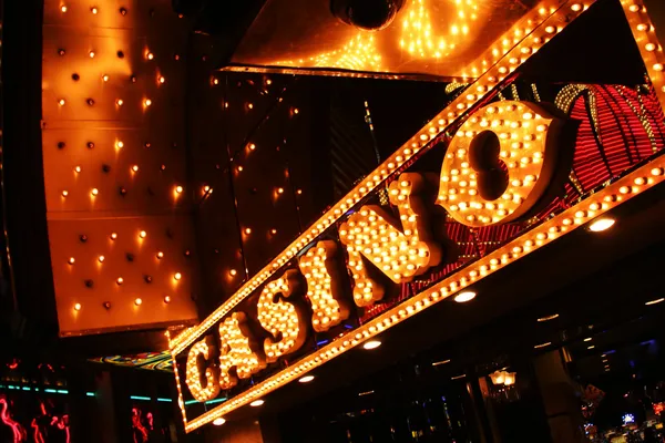 Neon casino sign