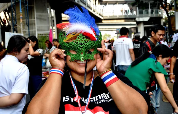 Bangkok, Thailand: Operation Shut Down Bangkok Demonstrator