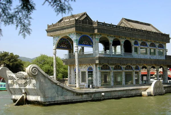 Beijing, China: Marble Boat at Summer Palace