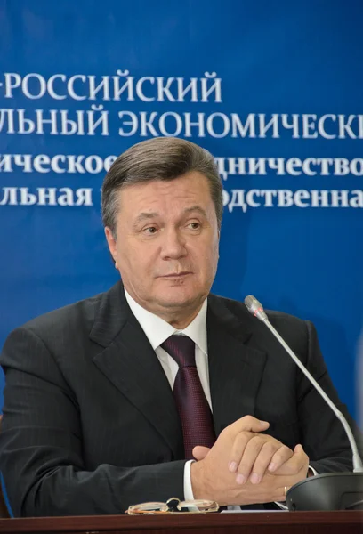 DONETSK, UKRAINE - OCT 18: The President of Ukraine Viktor Yanuk
