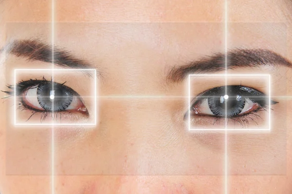 Eye laser for medical concept