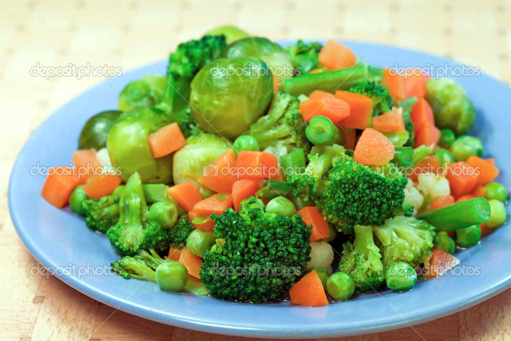 Gekochte Gemüse für Ernährung — Stockfoto © elenstudio #36862397