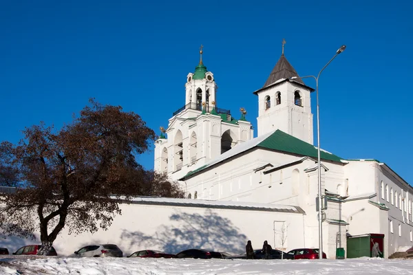 Russian monastery in Yaroslavl city - citadel , Spaso-Preobrazensky monastery — Stock Photo #37823929