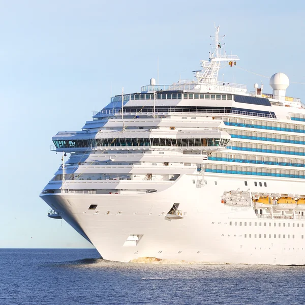 Concordia-class cruise liner entering the port of Riga