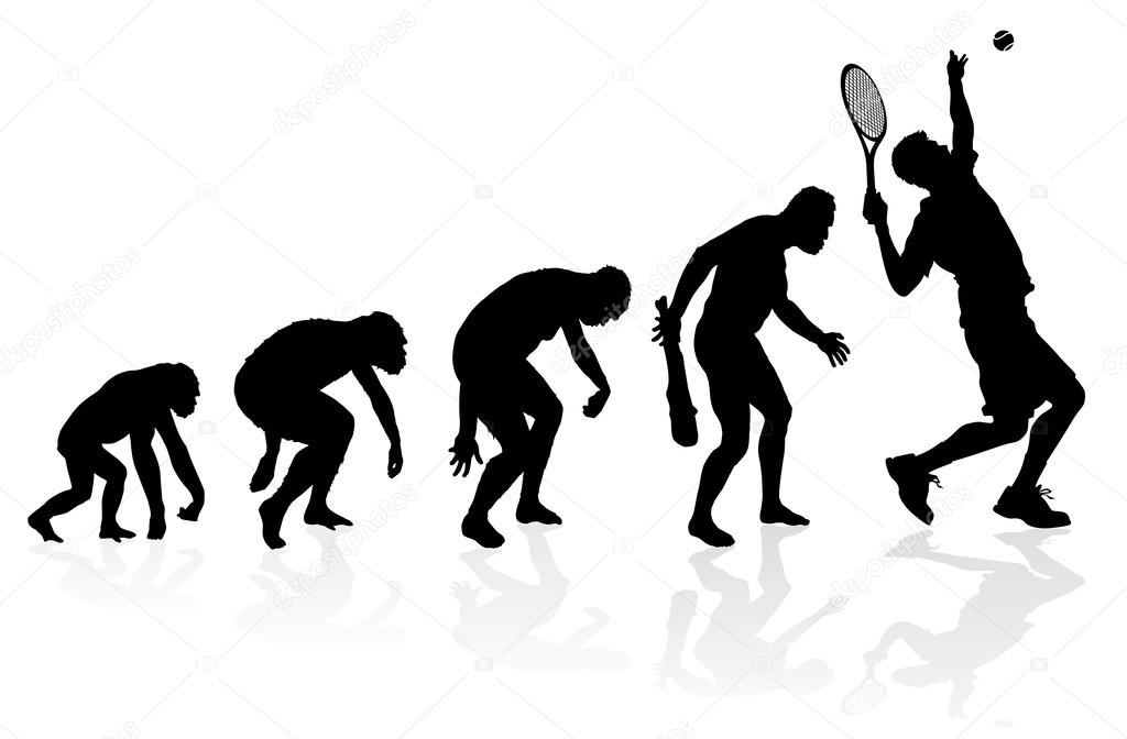 Картинки по запросу эволюция теннисиста