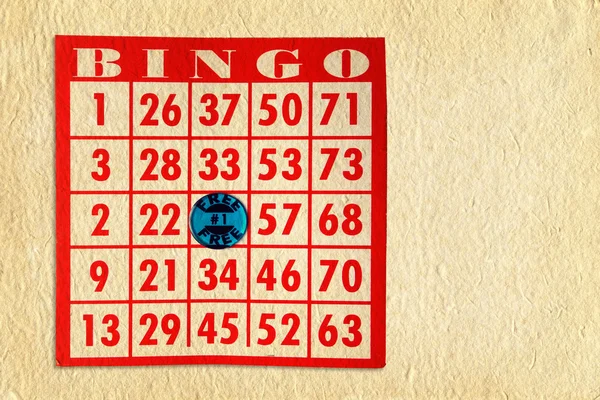 Bingo Card on Parchment