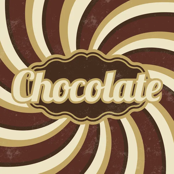 Retro Chocolate Sign - Vintage Background