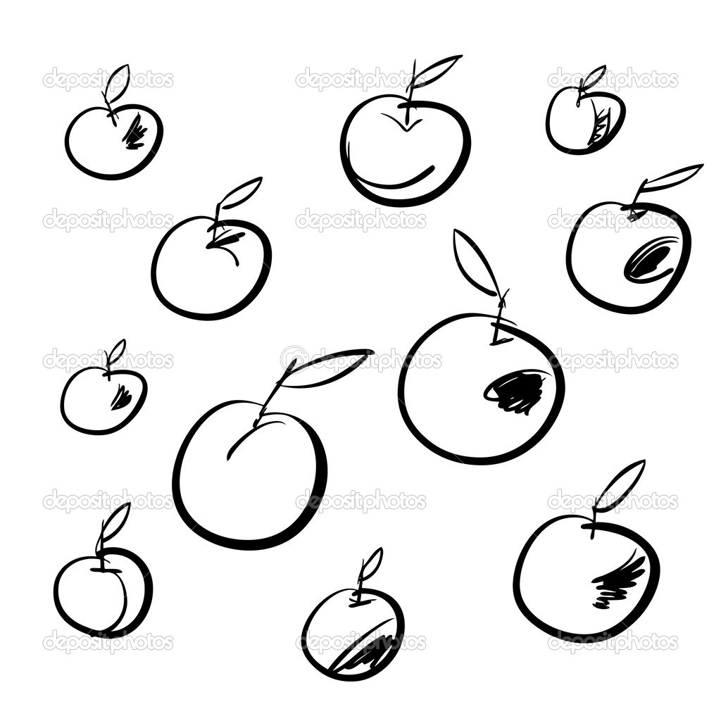 Candy Apple Coloring Pages