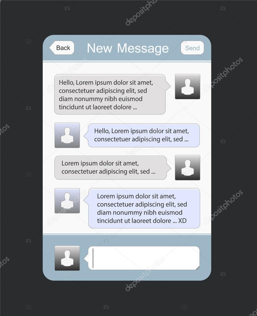 Texto chat