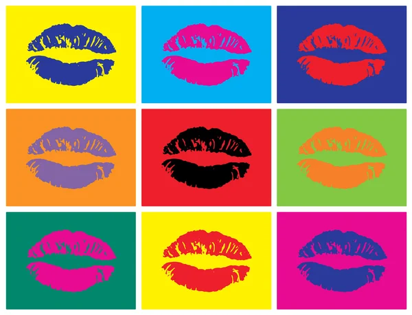 Lips pop art