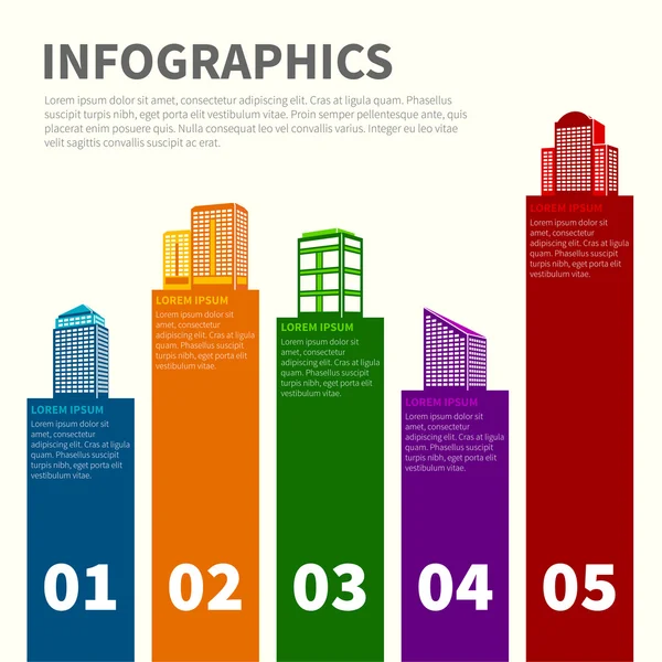 Building infographic set