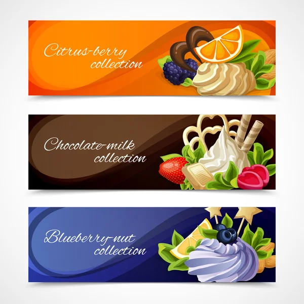 Sweets banners horizontal