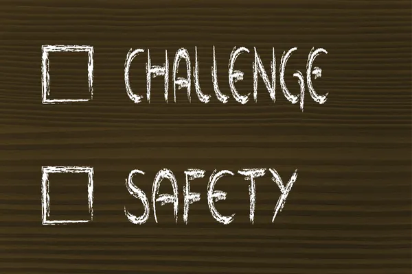 Lifestyle choices: multiple choice test, challenge or safety