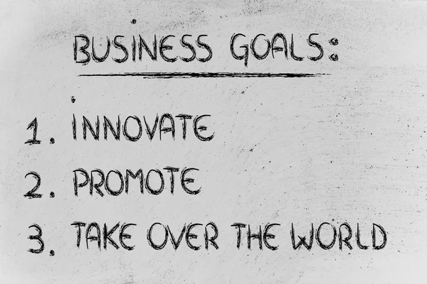 List of goals for business success