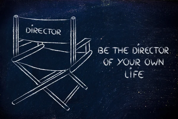 Director\'s chair - Be the director of your own life