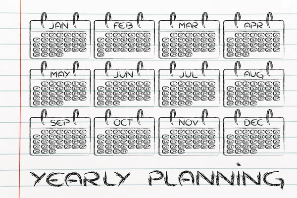 Calendar for business planning
