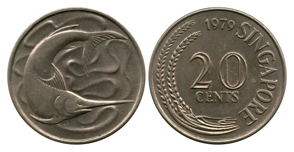 Twenty cents, Singapore, 1979