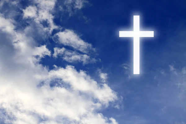 Religion. Christian cross in the sky