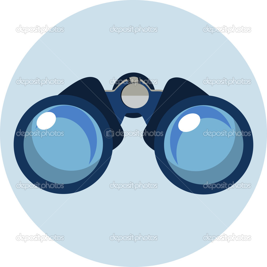 Binocular Icon — Stock Vector © ADE2010 38469749
