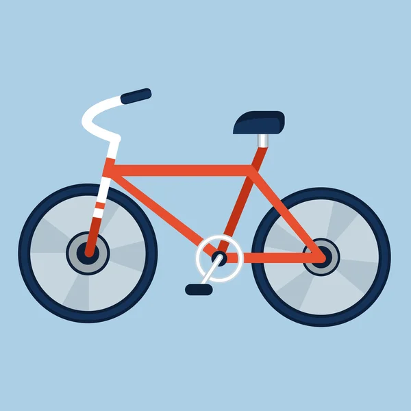 Bicycle flat illustration