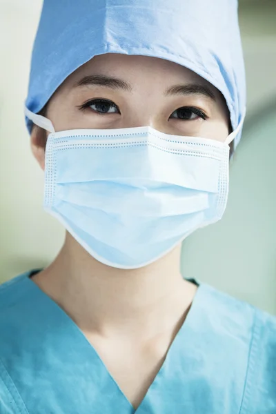 Female surgeon in the operating room