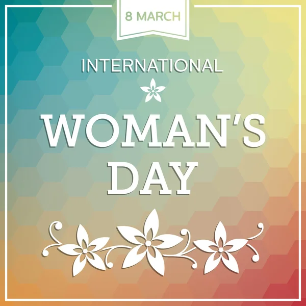 Woman's day card