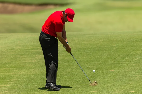 Golf Professional Jose Maria Olazabal Action