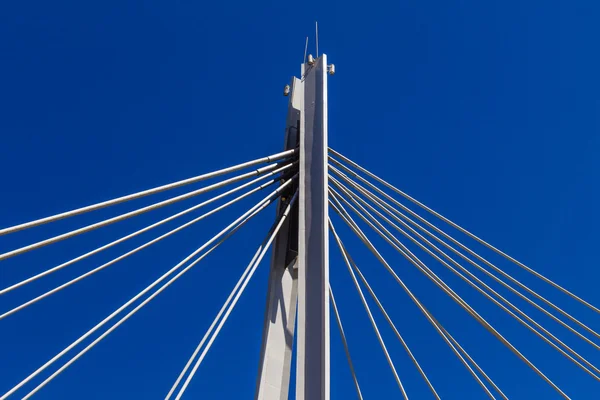 Pedestrian Bridge Cables Blue