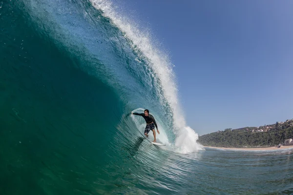 Surfing Surfer Inside Wave